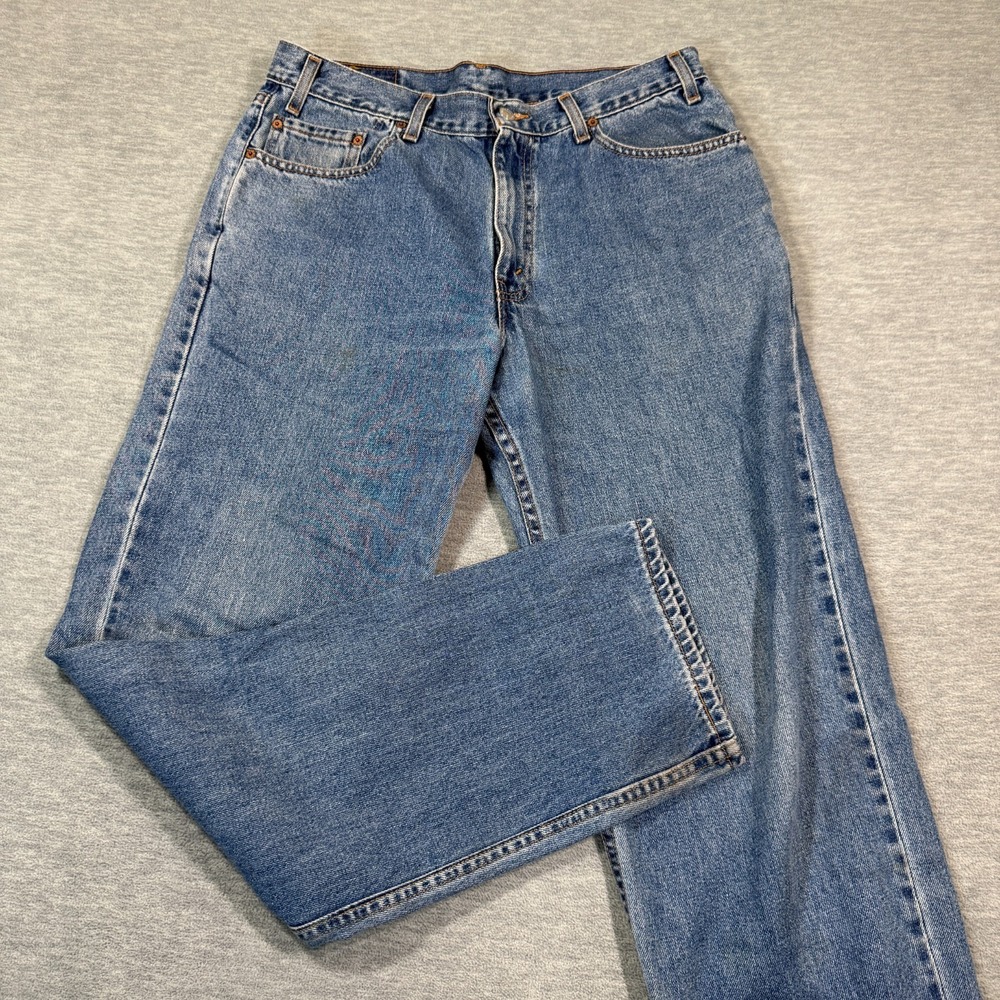 VTG‎ Levis 550 Jeans Mens 36x34 Blue Relaxed Tapered 90s Medium Wash